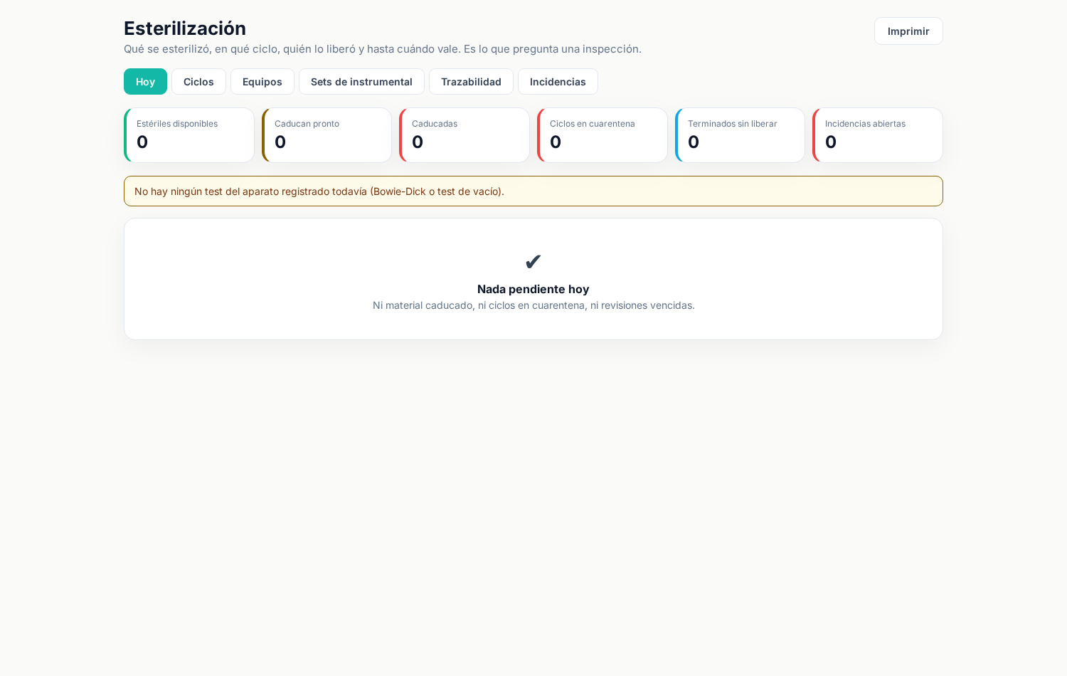 Módulo de esterilización de NexoDent
